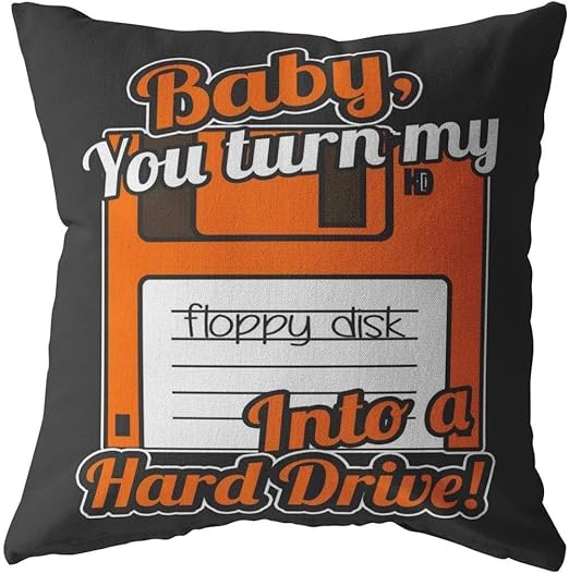 Amazon Com Odditees Funny Retro Pc Pillows Baby You Turn My