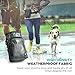 Dog Treat Pouch with Waste Bags Dispenser, TaoTronics Dog Training Pouch with Waist Belt or Over the Shoulder Strap, Carries Treats, Toys, Keys etc. (2 x Carabiner Clips, 1 Roll of Dog Poop Bags)