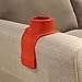 HIT PRODUCTS CouchCoaster® - Original & Patented Armrest Couch Cup Holder, Rosso Red - A Weighted, Silicone, Anti Slip Coaster Stops Spills On Your Sofa, Armchair Or Recliner & Keeps Drinks in Reach