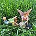 Mood Lab Fairy Garden Figurines Set - Miniature Fairy Accessories Friendship Set of 2 pcs - Garden Kit for Outdoor or House Decor