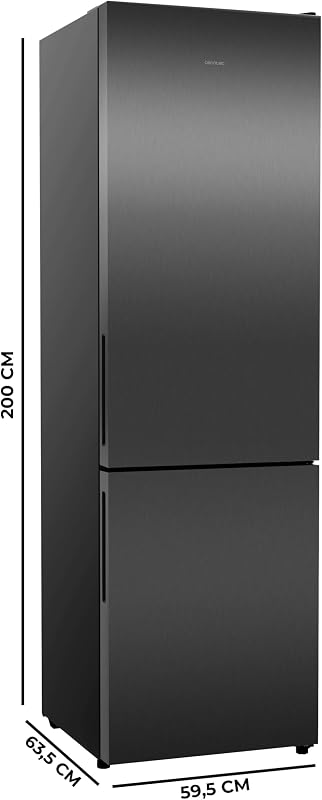 Kühl-Gefrier-Kombination Bolero CoolMarket Combi 356i Dark E 356L