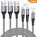  Vanel iPhone Charger Cable 3Pack 6ft/6ft/3ft Braided [Mfi Certified] Fast Charging 8 Pin Long Usb Cord Compatible with iPhone X / 8 Plus / 8 / 7 Plus / 7 / 6S Plus / 6S / 6 Plus / 6
