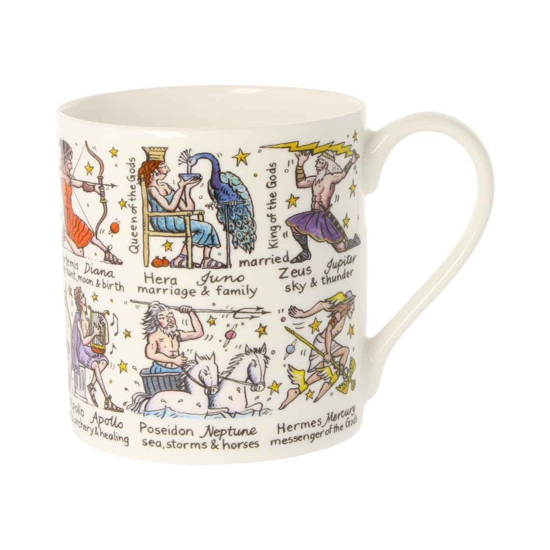 Mclaggan Greek Gods and Goddesses 300ml Bone China Mug