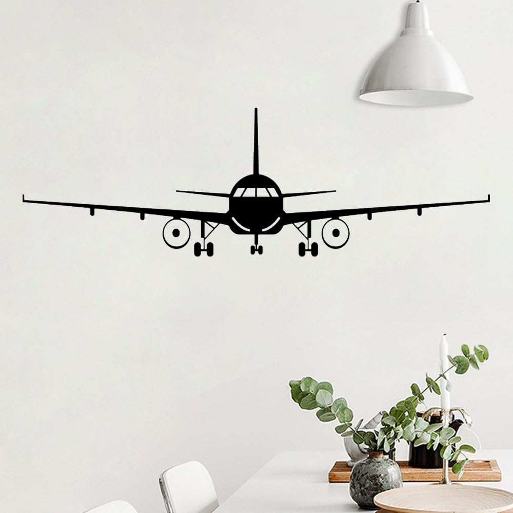 Adesivi Murali Per Parrucchiere - Creativo, Impermeabile E Rimovibile - Sticker Decorativo 57x53 Cm In PVC Per Pareti, Vetro E Mobili - Perfetto Per Saloni E Camere