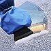 Zento Deals Durable Car Ice Scraper Windshield Blue Waterproof Mitt- Glass Snow Remover Glove That Keeps Your Hands Warm Dry