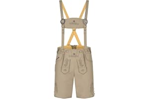 Steigenhöfer Manufaktur Lukas – Men Bavarian Softshell Shorts with Suspenders - Lederhosen Oktoberfest Outfit