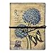 FX Classic Vintage Style Journal Writing Leather Refillable Spiral Notebook 7.5 x 5.8 Inches as Art Sketchbook, Travel Diary Book (Color-2)