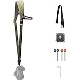 PGYTECH Camera Strap Pro, Quick Release Heavy Duty Camera Shoulder Strap With Detachable Underarm Strap, Professional Camera Harness, Leather Ergonomic Shoulder Pad for DSLR/Mirrorless Cameras, Green