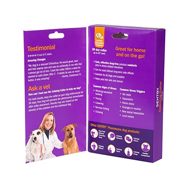 sentry calming collar for dogs