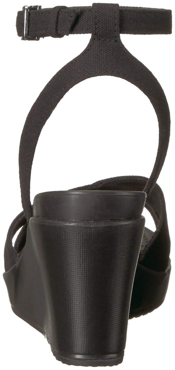 Crocs Women's Leigh II Adjustable Ankle Strap Wedge Comfort Sandal - Image 3