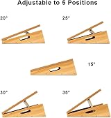 StrongTek Professional Wooden Slant Board Adjustable Incline Calf Stretcher view 4