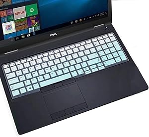 Keyboard Cover for 15.6" Dell Latitude 5580 5590 5591 E5550 E5570|15.6" Precision M5520 |17.3" Dell Precision M7510 M7520 M7710 M7720 Laptop Skin -MintGreen