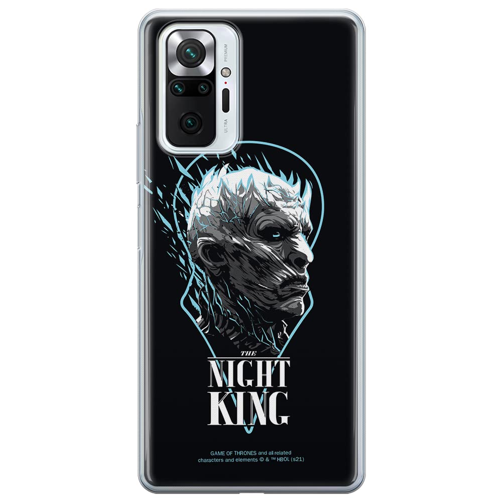 ERT GROUP mobile phone case for Xiaomi REDMI NOTE 10 PRO original and officially Licensed Game of Thrones pattern 001 optimally adapted to the shape of the mobile phone, case made of TPU