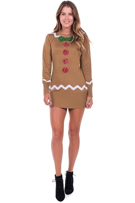 Christmas Lights Ugly Sweater Dress 