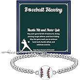 AINILOVE Gifts for Pickleball Lovers, Soccer/Baseball/Pickleball Bracelet Pickleball Stuff Jewelry Birthday Gifts for Women Men Teens Players