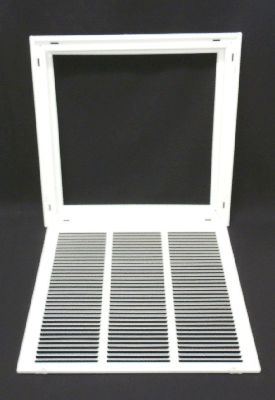 18" X 18 Steel Return Air Filter Grille For 1" Filter Removable Face