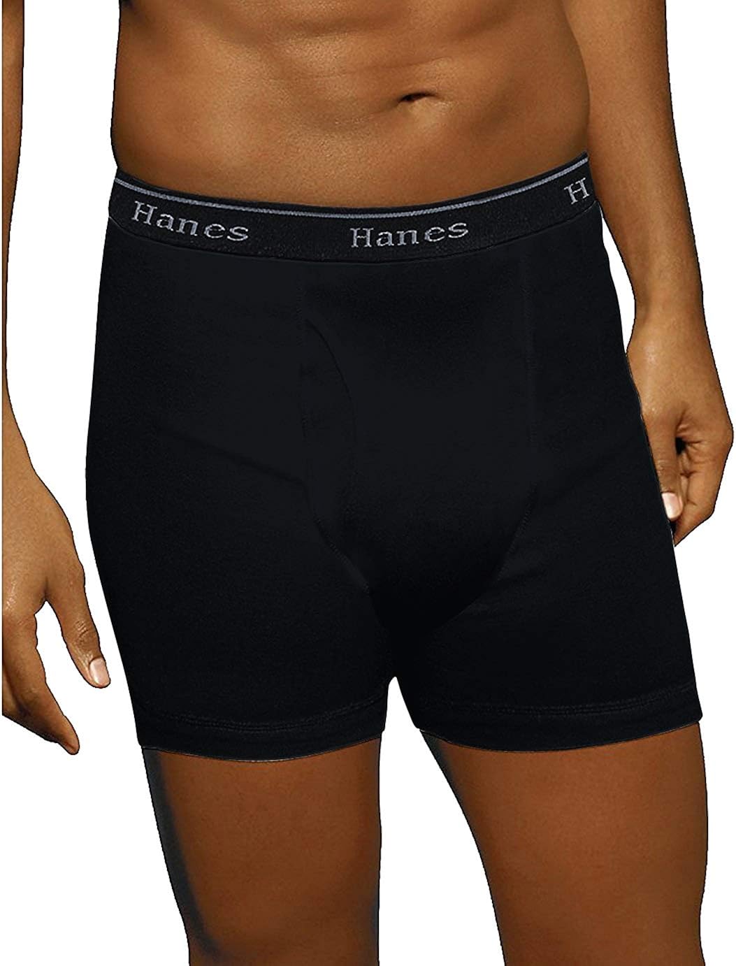 Hanes Mens 5Pack Best Tagless Boxer Brief with Comfort Flex Waistband