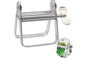 DSPET Toothpaste Squeezer, Metal Toothpaste Tube, Heavy Duty Toothpaste Dispenser Roller for Artist, Hair Salon, Painter, Hai