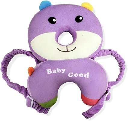 Amazon Hanano 赤ちゃん 転倒 頭 転倒防止 メッシュ 保護 クッション リュック ベビー ヘルメット セーフティー ヘッドガード メッシュ タイプ あせも かぶれ防止 パープル 室内用ヘルメット ベビー マタニティ 通販