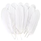 MAOFENG 150pcs 5-7 Inches Natural Goose Feathers