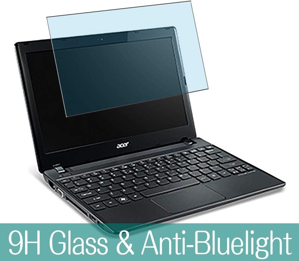 Synvy Anti Blue Light Tempered Glass Screen Protector for Acer TravelMate B113E TMB113M-W54D 11.6" Visible Area 9H Protective Screen Film Protectors (Not Full Coverage)