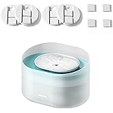 Bundle of PETLIBRO Dog Water Fountain, 2.1Gal/270oz Capsule Dog Fountain for Medium to Large Dogs, Anti-Splash, Ultra-Quiet + PETLIBRO Replacement Filters 4 Count Pack