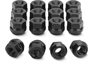 M10x1.25 Open End Lug Nuts Fit for ATVs Can-Am Commander Maverick Outlander Renegade, 10x1.25 Lugnuts 17mm Hex for Honda TRX 