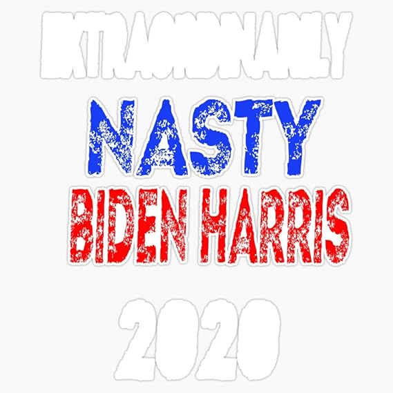 Amazon Com Extraordinarily Nasty Pro Trump 2020 Anti Biden Harris Sticker Vinyl Bumper Sticker Decal Waterproof 5 Clothing