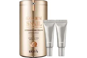 SKIN79 2023 Renewed Ingredients Golden Snail Intensive BB Cream 45ml with 2 Random Travel Size BB Cream (7g) (Snail)