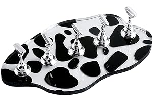 ZOQINI 1Set Acrylic Nail Stand Nail Holder for Painting Nail Durable Alloy Nail Holder Nail Display Stand Nail Practice Nail Tip Stand Highly Magnetic Nail Art Tools DIY for Homes and Salons