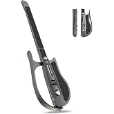 N1 Stringless Smart Guitar, Silicone Strings (Jade Black) | Foldable Travel Accompaniment guitar, Built-in Drum Machine &amp; Bassline, App Interactive Chord Sheets, for Solo Performance