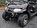 Black Steel Brush Guard for EZGO RXV Golf Carts