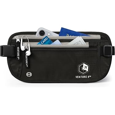 Pochette Passeport Voyage Famille - Porte Documents Avec Sangles, Anti-RFID, Grande Capacité (Noir)