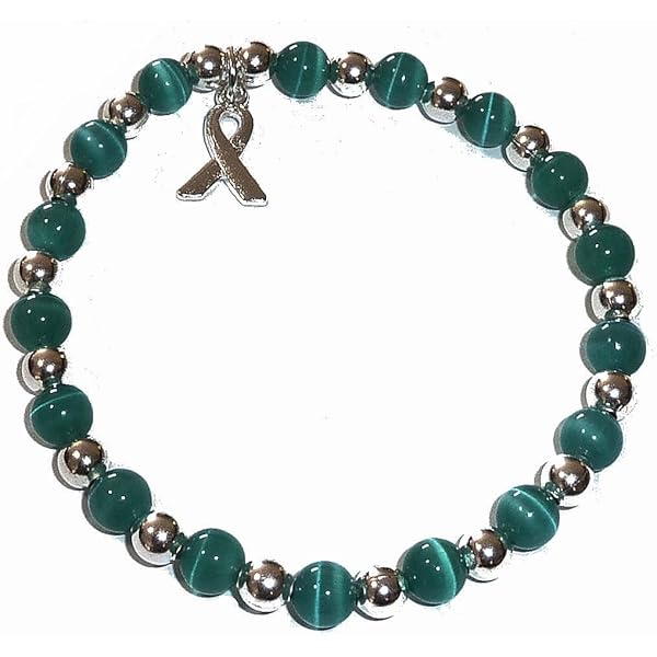 Women's Medical Alert Bracelet - Hidden Hollow Beads Stretchy Design