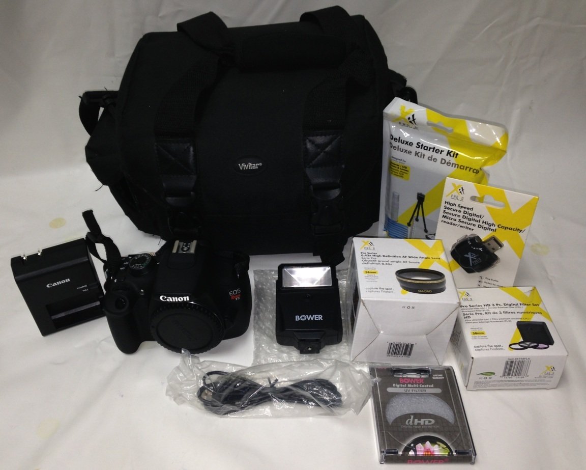 Amazon.com : Canon EOS Rebel T5 1200D 18MP EF-S Body Full HD 1080p Video  Digital SLR Camera (NO LENS) : Camera & Photo