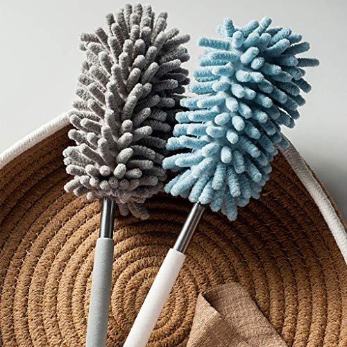 XKMY Stofborstel Uitschuifbare Microfiber Duster Stofverwijdering Huishoudelijke Desktop Reinigingsborstel Verstelbare… - Afbeelding 3