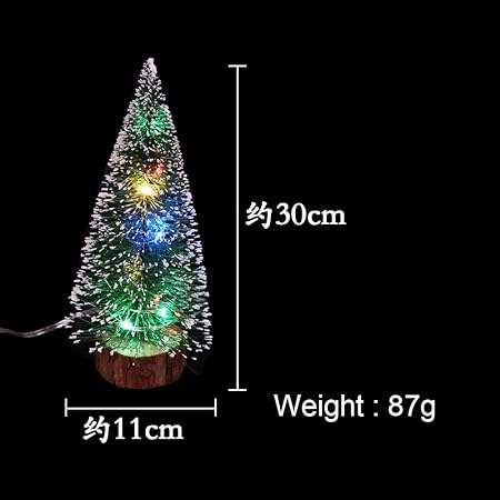 Mini Decorazioni Natalizie.Mzy1188 Decorazioni Natalizie A Led Mini Decorazioni Per Alberi Di Natale Festival Da Tavolo In Miniatura Snow Frost Xmas Tree Decor Amazon It Casa E Cucina