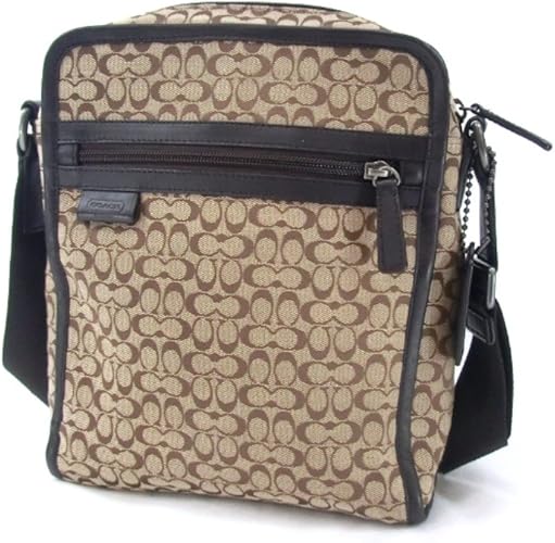 Amazon コーチ Coach F ショルダーバッグ シグネチャーキャンバス メンズ 中古 Coach コーチ ショルダーバッグ