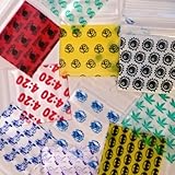 Mini Ziplock Baggies 1515 1000 Bags 10 Designs (1 pack of 100 per) Apple Get Real Collection 1.5