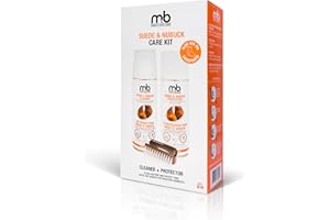 MONEYSWORTH & BEST | 3 Piece Suede & Nubuck Care KIT | Cleaner, Protector, Nylon Brush | Clean, Restore and Protect Your Sued