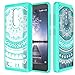 ZTE Zmax Pro Case , ZTE Carry Z981 Case,ZTE Z981 Case Clear , AnoKe Cute Women Girls Mandala Ultra Thin Slim Fit TPU Bumper Hybrid Protective Phone Case Cover For ZTE Zmax Pro Z981 TM CH Mint