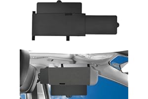 getfay 1 Pack Car Sun Visor Extender, 12.20In x 5.90In Multifunctional Retractable Waterproof Light Blocker, Universal Durable Automotive Windshield Sunshade Accessories for Truck SUV Car (Black)