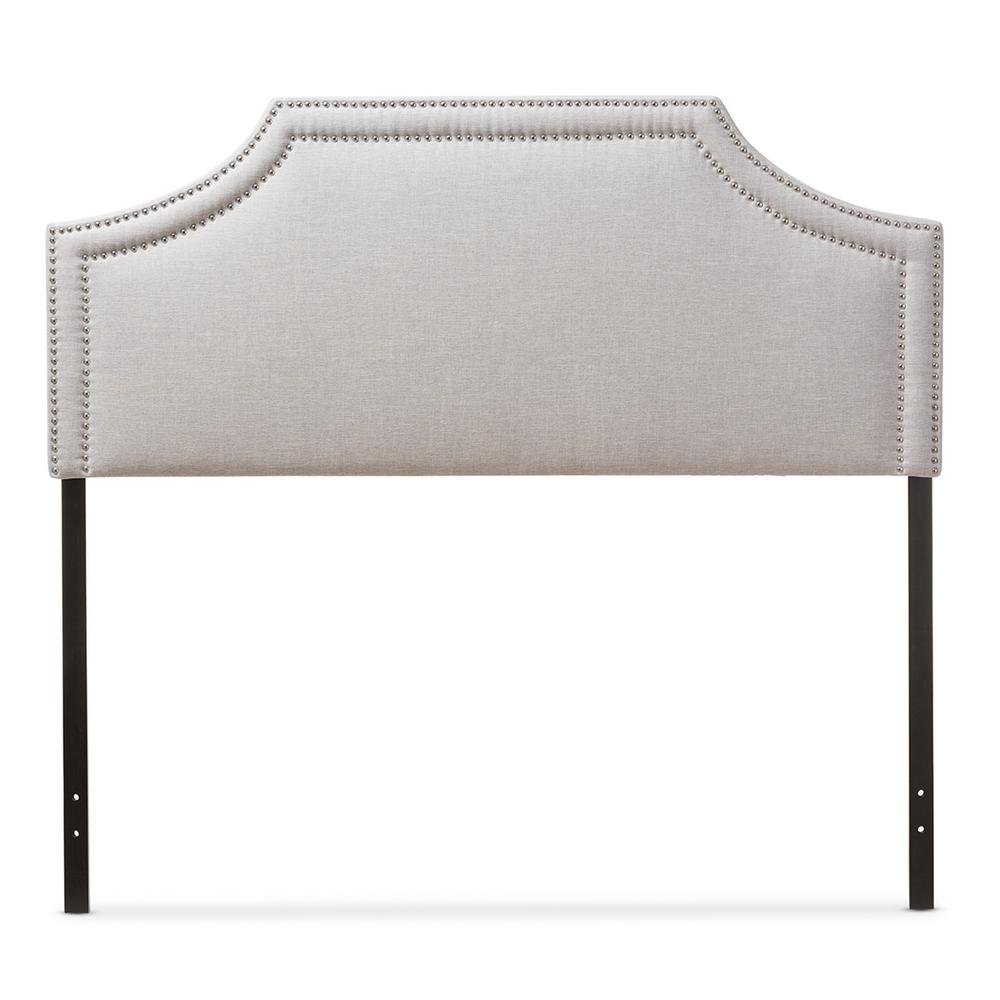 Best gray fabric headboard full