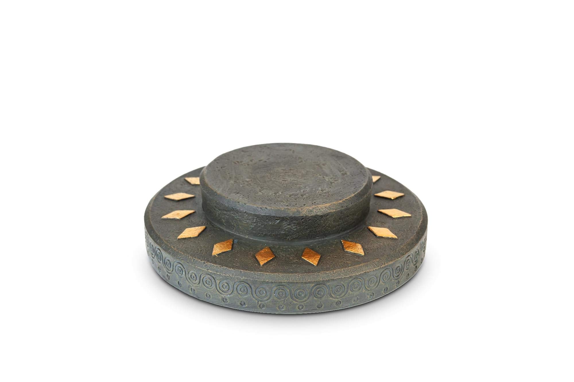 Toynk Indiana Jones Golden Fertility Idol Statue Display Base | Premium Movie Replica