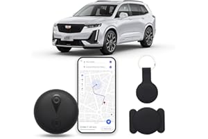 YINNOVAY Tracking Devices for Cars Hidden, Undetectable GPS Tracker for Vehicles, Mini Tracker Device, No Monthly Fee Subscription No SIM Card Required, Available for iOS Find My, Splashproof