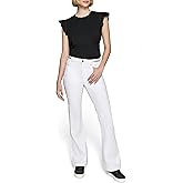 Karl Lagerfeld Womens Wide Leg Fashion Denim