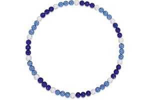 Smilelife Baseball Necklace for Boys 18in Bling Ice Collection Baseball Chain Rhinestone Baseball Dirp Accessories Gifts