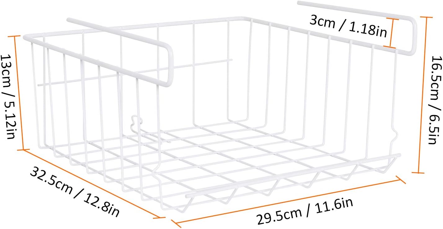 Cestelli Per Congelatore A Pozzetto – Set Da 2, In Filo Metallico, 42.5x24.5x20 Cm