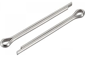 uxcell Split Cotter Pin, 2.5mm x 30mm Stainless Steel Clip Fastener Fitting for Automotive, Mechanics, Silver Tone, 30Pcs
