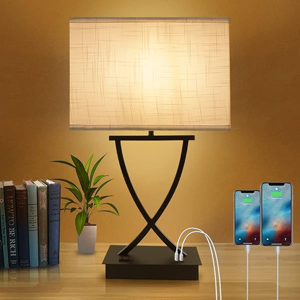 OYEDIS 3-WAY DIMMABLE TOUCH CONTROL MEDIUM TABLE LAMP...